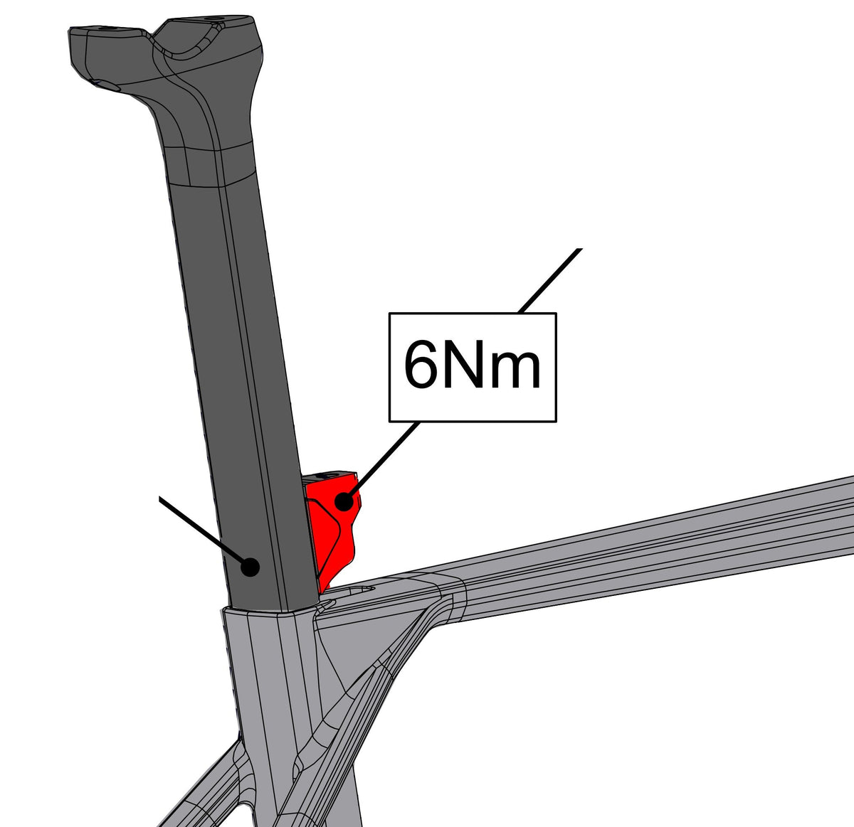 Superior XRoad Seat Post clamp - bike parts