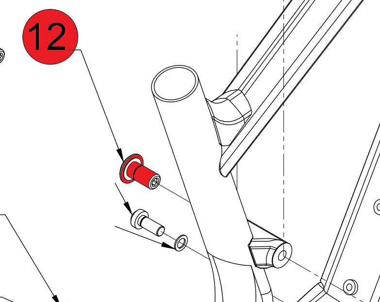 Polygon Pivot Bolt - 26.5mm