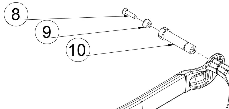 Polygon Siskiu Te Paint Pivot Bolt Set