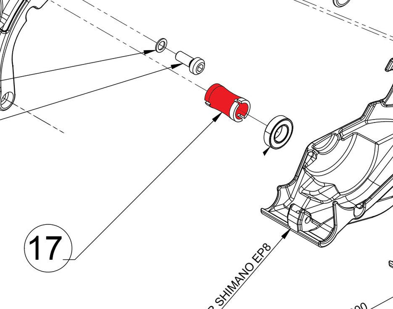 Polygon Siskiu T - Main Pivot Bearing Spacer