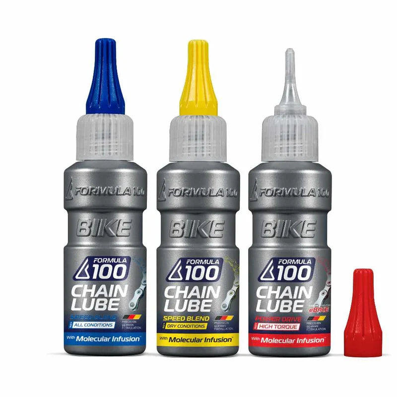 Formula 100 Chain Lube Pro Pack - 3x 50mL Drip Bottles