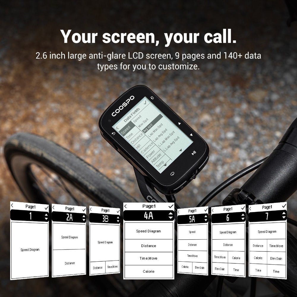 Coospo GPS Bike Computer CS500