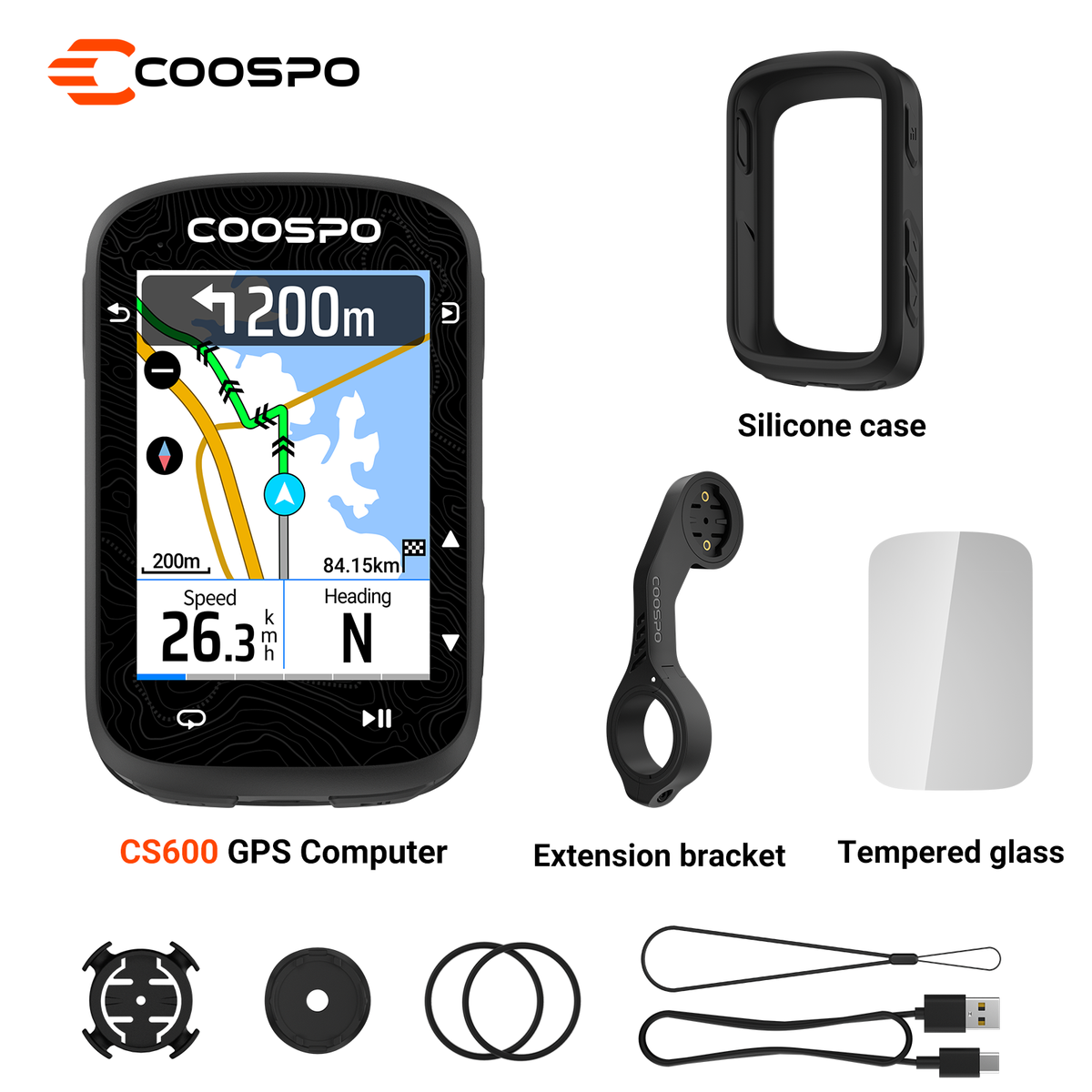 Coospo GPS Bike Computer CS600