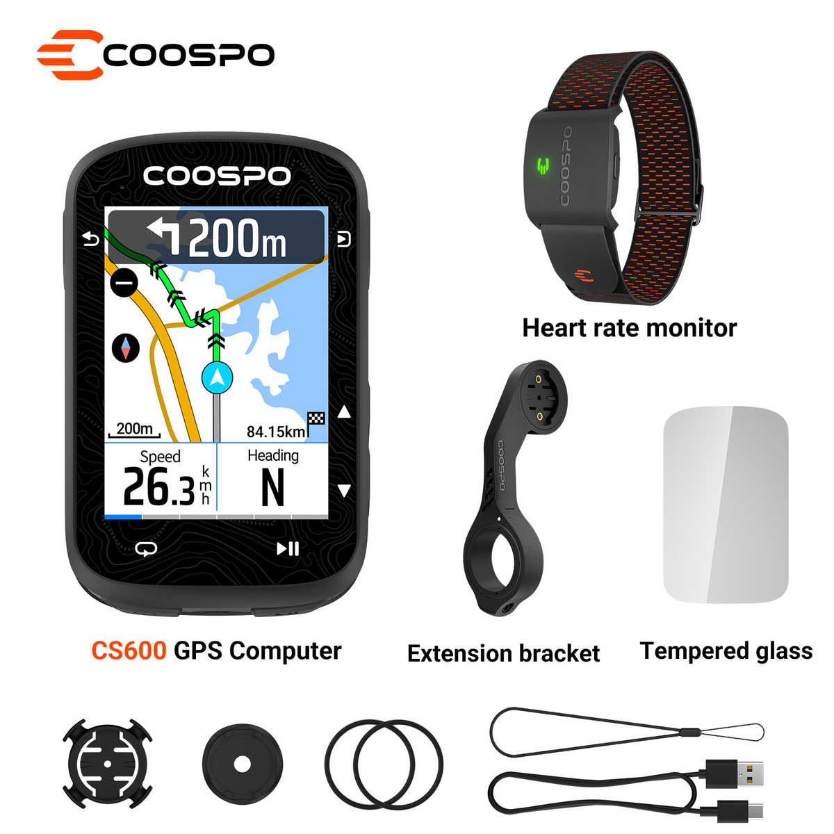 Coospo GPS Bike Computer CS600