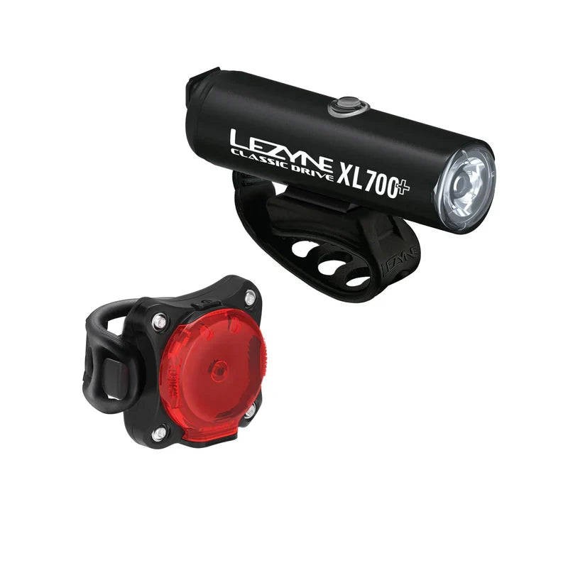 Lezyne Classic Drive XL 700+  & Zecto Drive 200+ Set