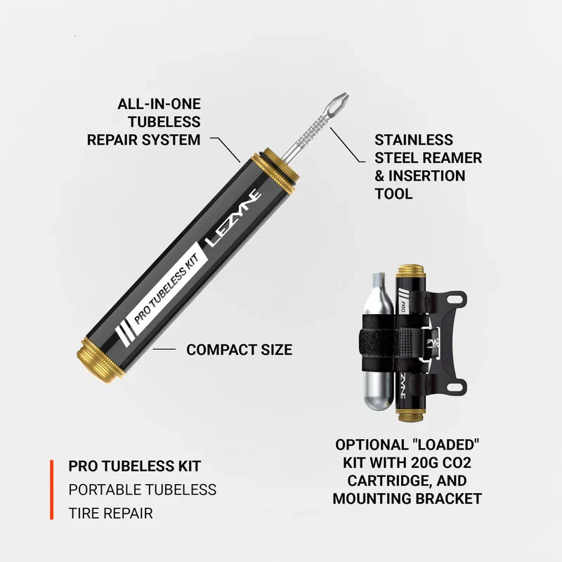 Lezyne Pro Tubeless Loaded Kit