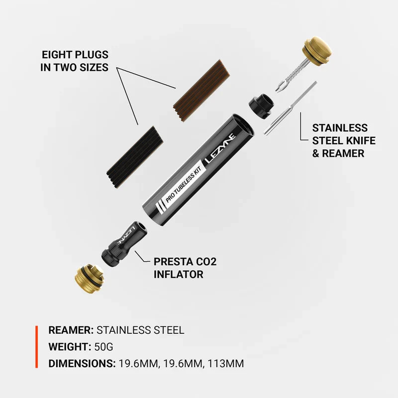 Lezyne Pro Tubeless Loaded Kit