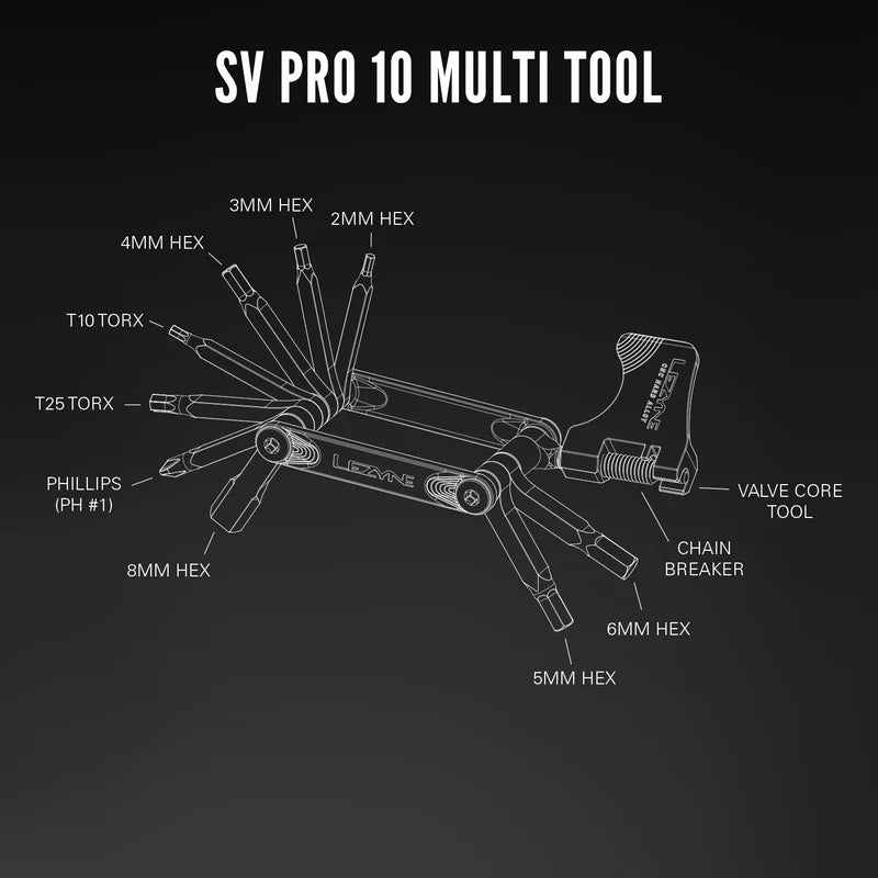 Lezyne SV Pro Tool - Compact Bike Multi Tool