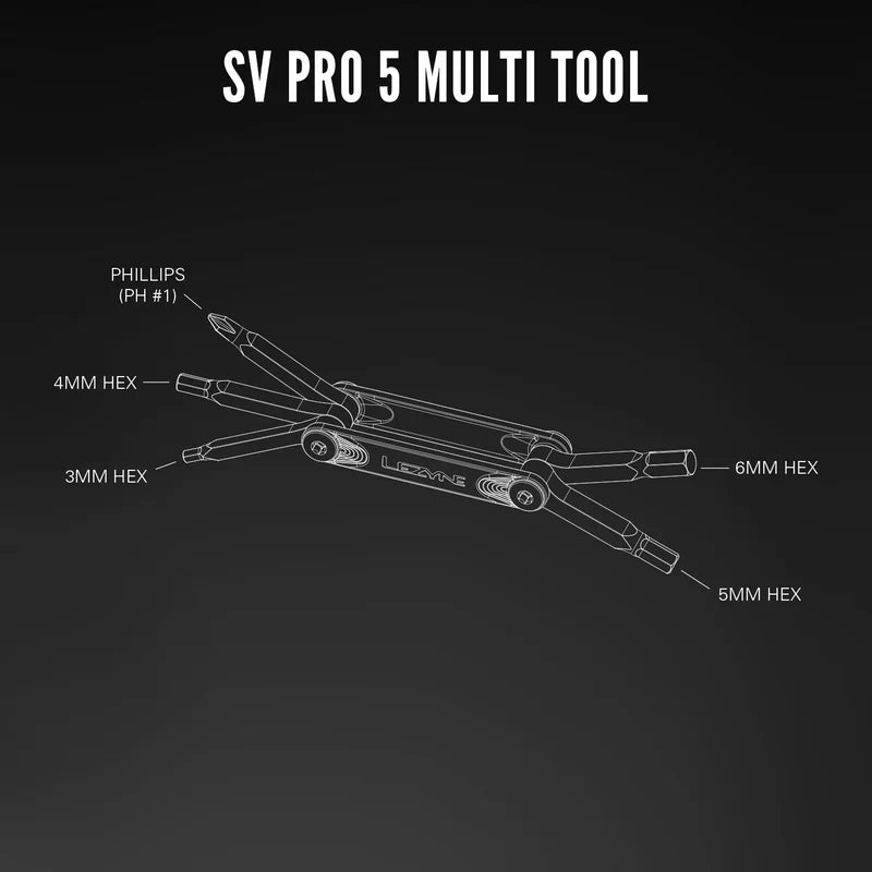 Lezyne SV Pro Tool - Compact Bike Multi Tool