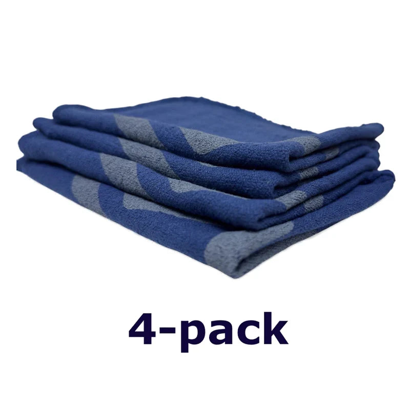 Formula 100 4-pack Cotton Shop Rags for dirty drivetrains