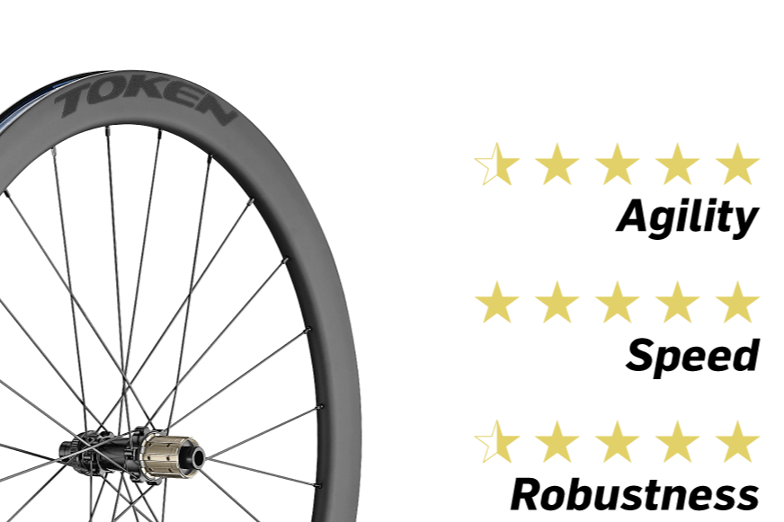 Token Road-Tri Carbon Wheelset | C45 Disc Brake - bike parts product image 6
