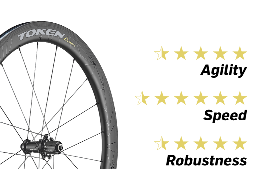 Token Road-Tri Carbon Wheelset | Konax Pro Disc Brake - bike parts product image 6